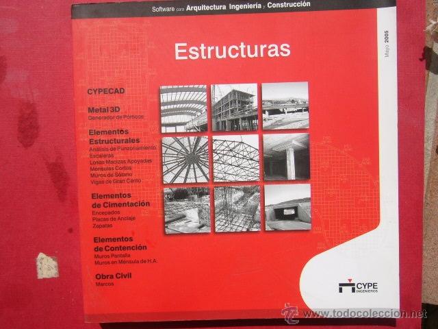 Libros de segunda mano: ESTRUCTURAS. MANUAL DEL USUARIO. CYPECAD. SOFWARE. 312 PP. - Foto 1