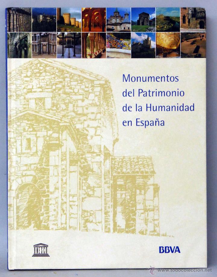 Libros de segunda mano: Monumentos Patrimonio Humanidad en Espa&ntilde;a BBVA Ed Planeta Agostini 2000