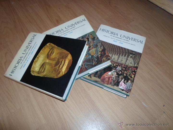 Libros de segunda mano: Historia Universal, Aguilar, 3 tomos - Foto 1