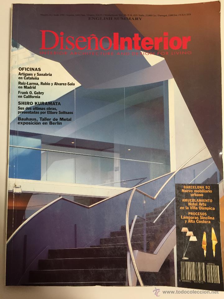 Libros de segunda mano: DISE&Ntilde;O INTERIOR, NUMERO 16 JUNIO 1.992 - Foto 1