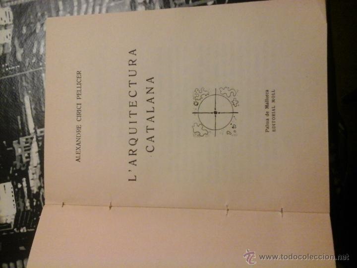Libros de segunda mano: L arquitectura catalana - Foto 2