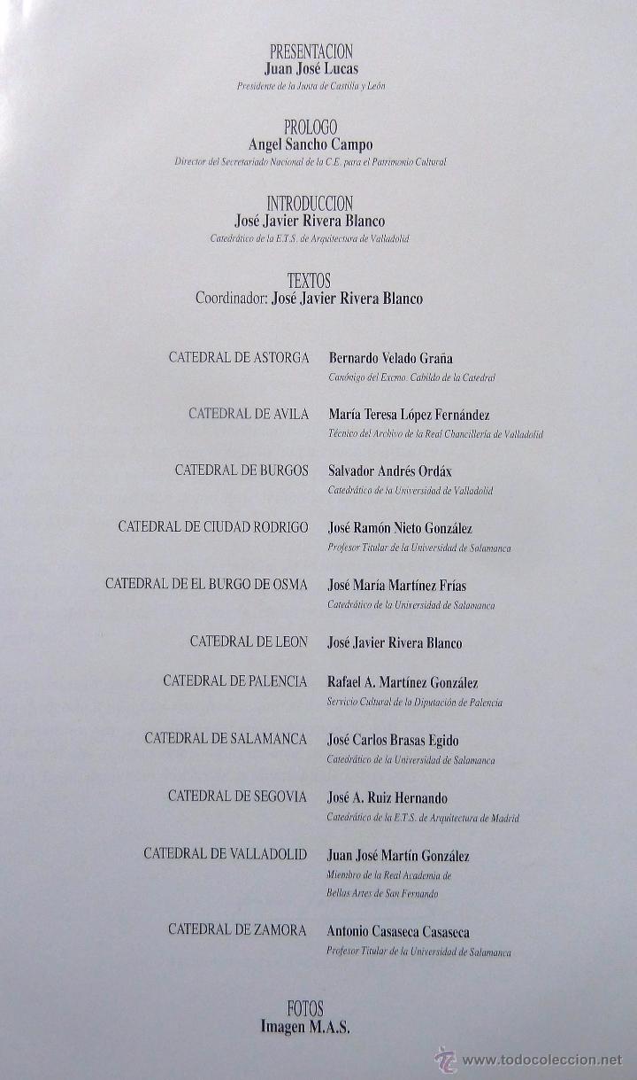 Libros de segunda mano: LAS CATEDRALES DE CASTILLA Y LEON. JUNTA DE CASTILLA Y LEON. 1994. - Foto 2