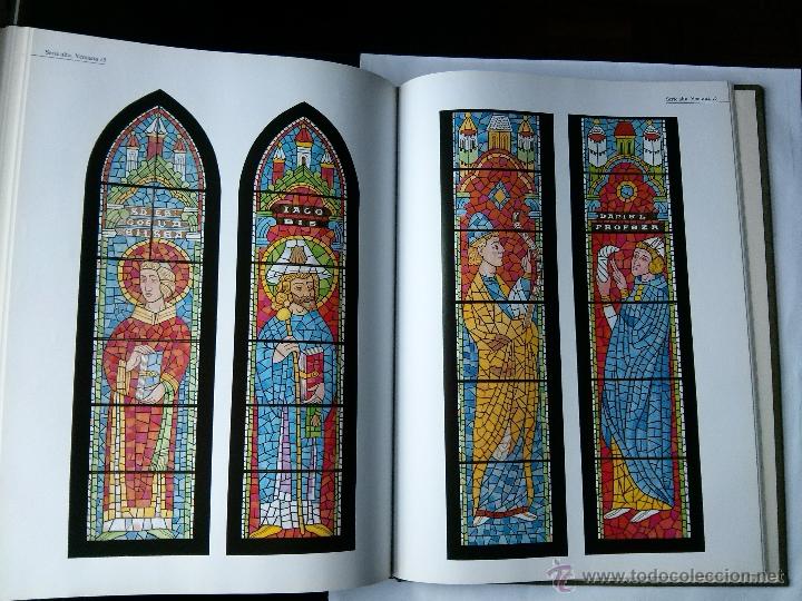 Libros de segunda mano: Las Vidrieras de la Catedral de Leon. Gran formato - Foto 3