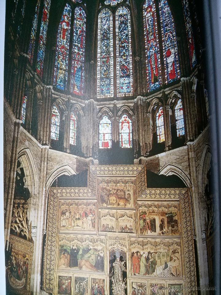 Libros de segunda mano: Las Vidrieras de la Catedral de Leon. Gran formato - Foto 4