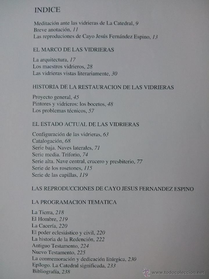 Libros de segunda mano: Las Vidrieras de la Catedral de Leon. Gran formato - Foto 6