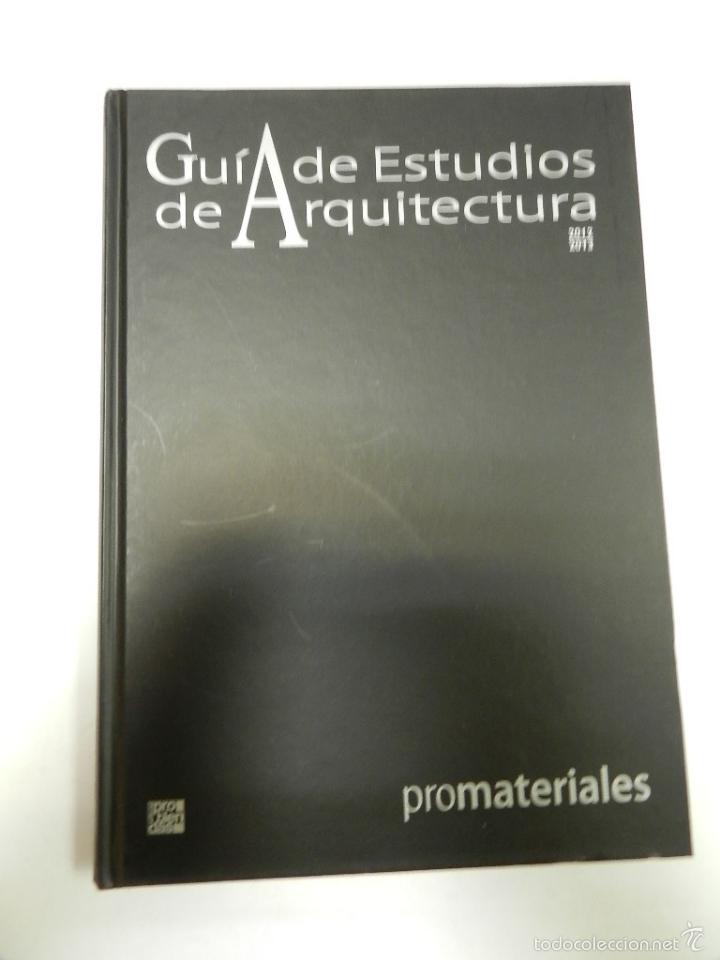 Libros de segunda mano: GU&Iacute;A DE ESTUDIOS DE ARQUITECTURA 2012 - 2013 - Foto 1