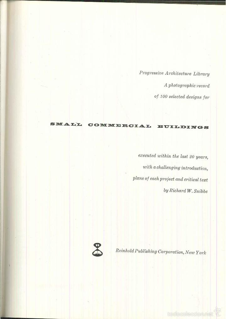 Libros de segunda mano: SMALL COMMERCIAL BUILDINGS - Foto 1
