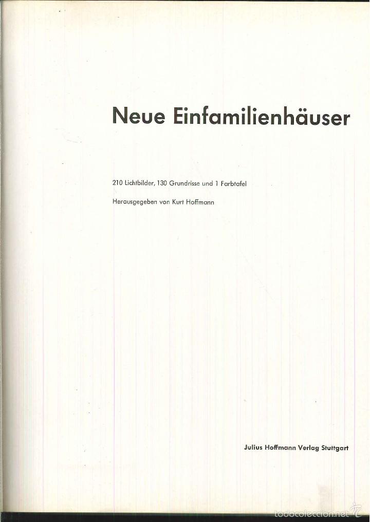Libros de segunda mano: NEUE EINFAMILIENH&Auml;USER. Julius Hoffmann - Foto 1