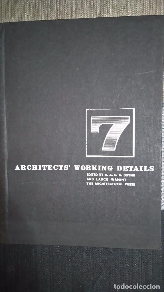 Libros de segunda mano: 2 VOLS. ARCHITECTS WORKING DETAILS NUMEROS 6 Y 7 - Foto 2