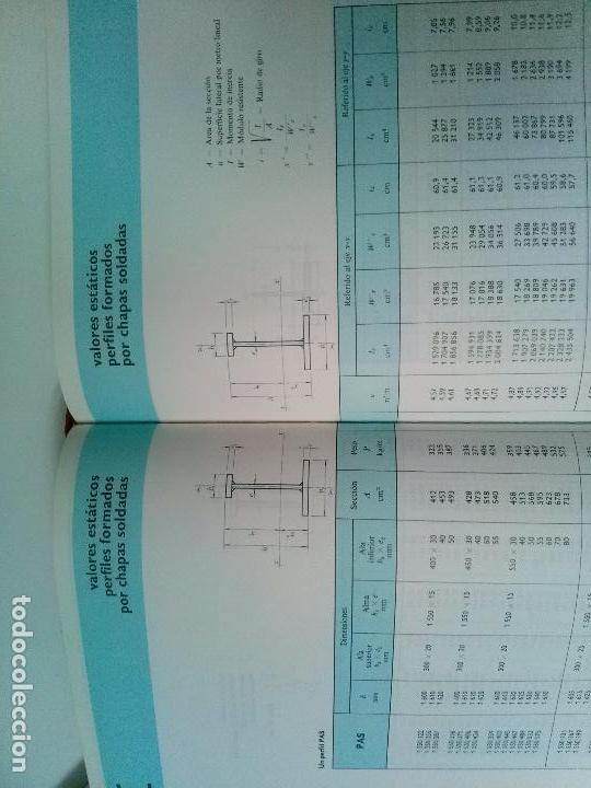 Libros de segunda mano: ACERO PARA ESTRUCTURAS DE EDIFICACION-VALORES EST&Aacute;TICOS . ESTRUCTURAS ELEMENTALES - Foto 4