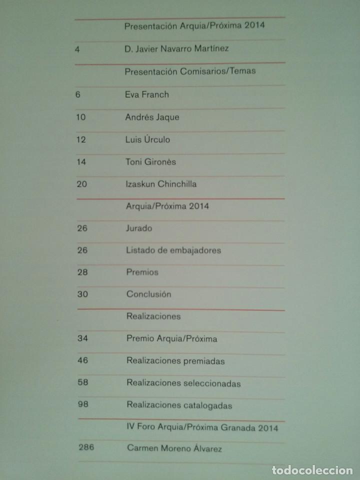 Libros de segunda mano: Arquia / pr&oacute;xima 2014: FUERA - Foto 3