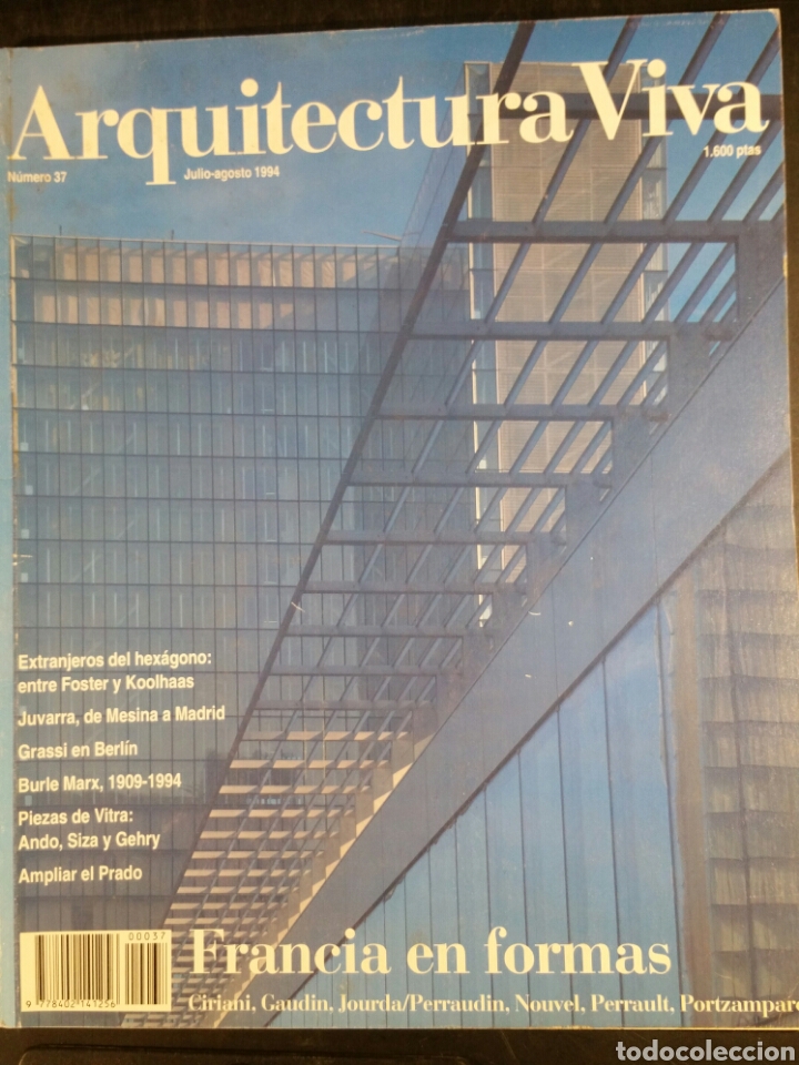 Livres d'occasion: ARQUITECTURA VIVA 37 1994 FRANCIA EN FORMAS FOSTER SIZA GEHRY