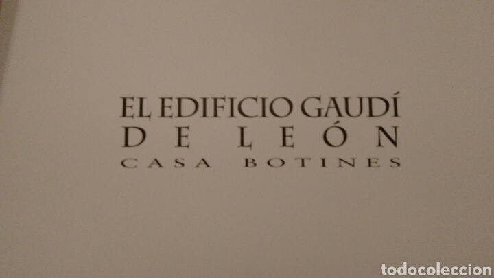 Libros de segunda mano: EL EDIFICIO GAUD&Iacute; DE LE&Oacute;N, CASA BOTINES - Foto 4