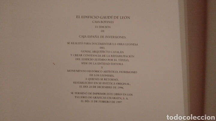 Libros de segunda mano: EL EDIFICIO GAUD&Iacute; DE LE&Oacute;N, CASA BOTINES - Foto 23