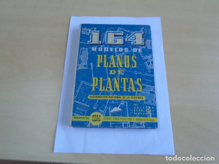 Libros de segunda mano: 164 Modelos de planos de plantas - Foto 1