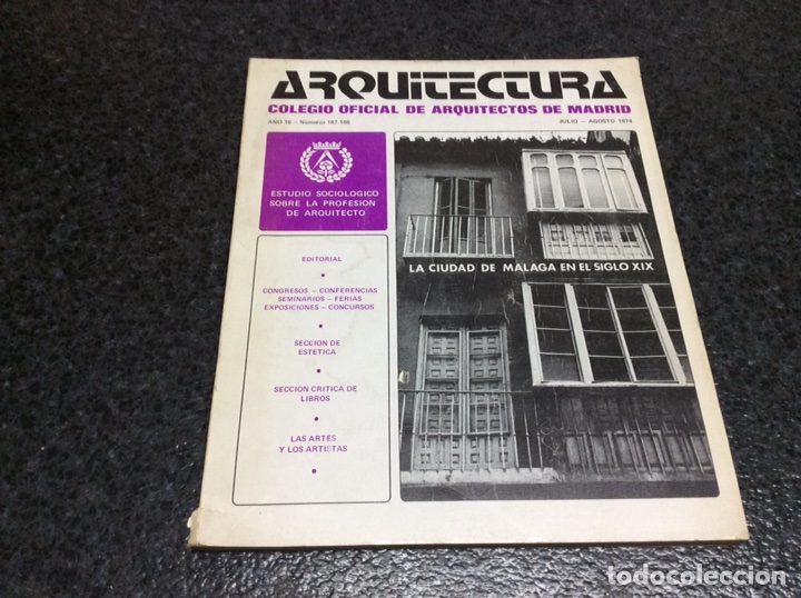 Libri di seconda mano: ARQUITECTURA N&ordm; 187 - 188 REVISTA DEL COLEGIO OFICIAL DE ARQUITECTOS DE MADRID