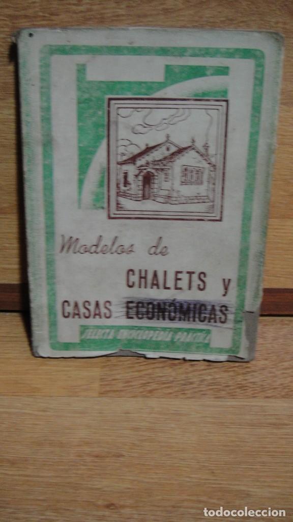 Libros de segunda mano: chalets y casas economicas , ediciones sintes a&ntilde;o 1948