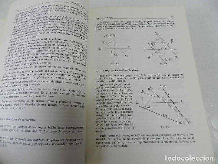 Libros de segunda mano: GEOMETR&Iacute;A DESCRIPTIVA DOSSAT 13 EDICION - Foto 5