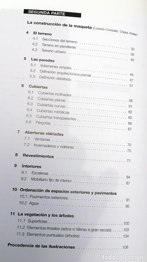 Libros de segunda mano: MAQUETAS, LA REPRESENTACI&Oacute;N DEL ESPACIO EN EL PROYECTO ARQUITECT&Oacute;NICO - LORENZO CONSALEZ - ARQUITECT - Foto 6