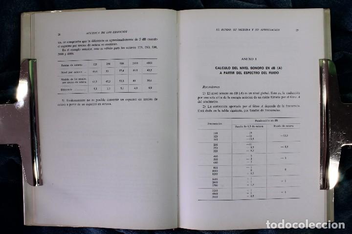 Libros de segunda mano: Libro Ac&uacute;stica de los edificios. Mathias Meisser 1&ordm; Ed. 1973 - Foto 5