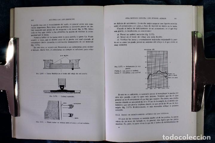 Libros de segunda mano: Libro Ac&uacute;stica de los edificios. Mathias Meisser 1&ordm; Ed. 1973 - Foto 8