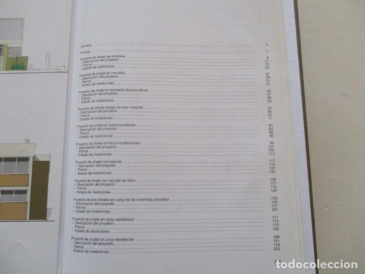 Libros de segunda mano: VV. AA.    Proyectos de Chalets 3.   RM86203 - Foto 2
