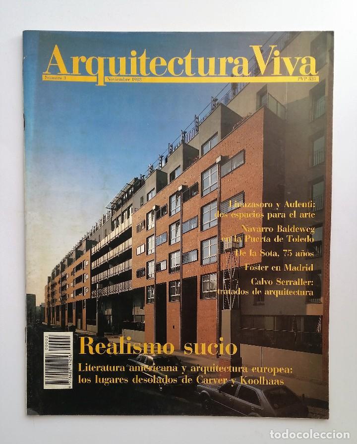 Second hand books: ARQUITECTURA VIVA N&ordm; 3. REALISMO SUCIO. LITERATURA AMERICANA Y ARQUITECTURA EUROPEA.