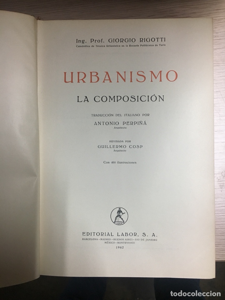 Libros de segunda mano: Urbanismo (La composici&oacute;n ) - Foto 2