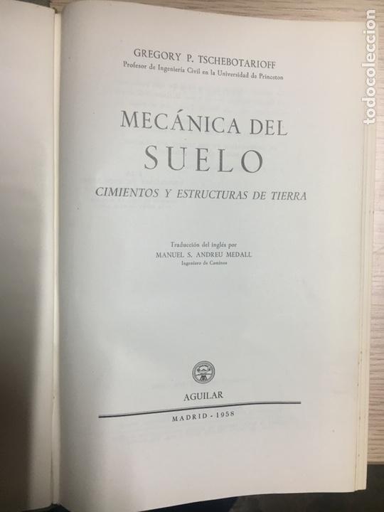 Libros de segunda mano: Mecanico del suelo - Foto 2