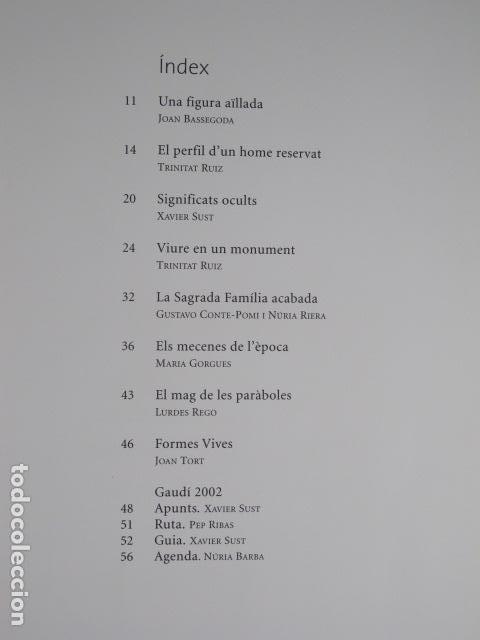 Libros de segunda mano: Gaud&iacute; 2002. Els secrets amagats de larquitecte - Foto 4