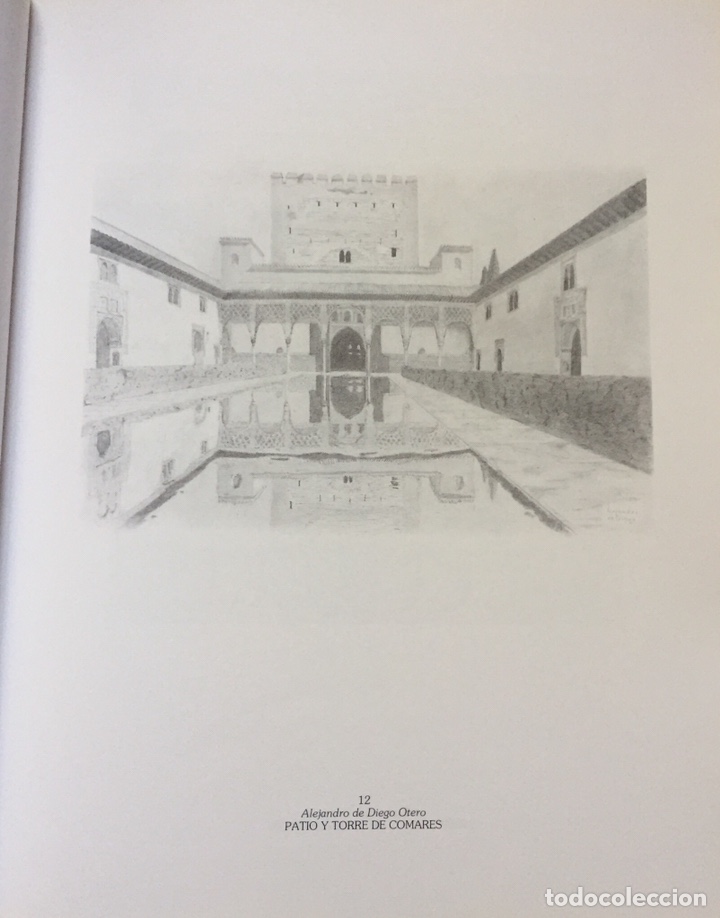Libros de segunda mano: Libro: Alhambra de Granada, Reales Alcázares de Sevilla,Dibujos. - Foto 5 - 128083311