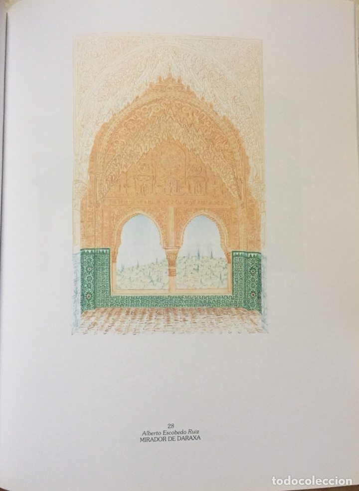 Libros de segunda mano: Libro: Alhambra de Granada, Reales Alcázares de Sevilla,Dibujos. - Foto 6 - 128083311