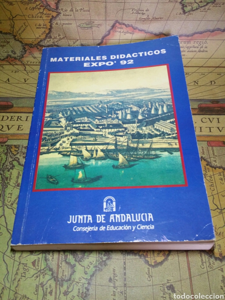 Libros de segunda mano: Expo 92. Libro de Materiales did&aacute;cticos de la expo 92 - Foto 1