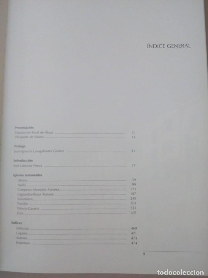 Libros de segunda mano: &Aacute;LAVA. IGLESIAS RESTAURADAS - Foto 2