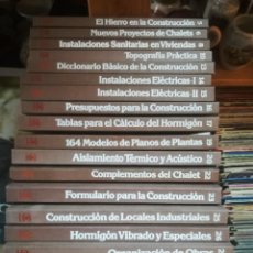 Libros de segunda mano: ENCICLOPEDIA DE LA CONSTRUCCIÓN CEAC 19 LIBROS SUELTOS.