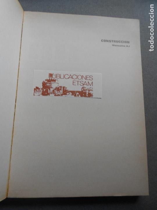 Libros de segunda mano: CONSTRUCCION. MANUALES A.J - Foto 2