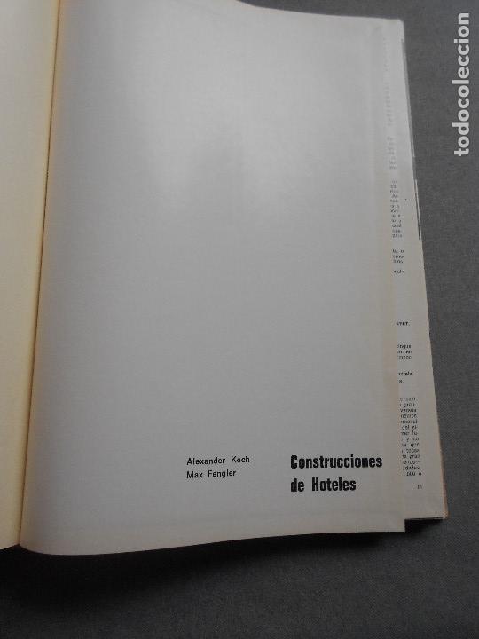 Libros de segunda mano: CONSTRUCCIONES DE HOTELES - Foto 2
