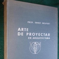 Libros de segunda mano: ARTE DE PROYECTAR 1951. Lote 144939882