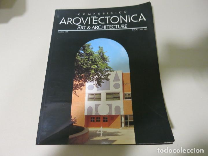 Second hand books: COMPOSICI&Oacute;N ARQUITECT&Oacute;NICA, ART & ARCHITECTURE. N&Uacute;M.4, OCTUBRE 1989.