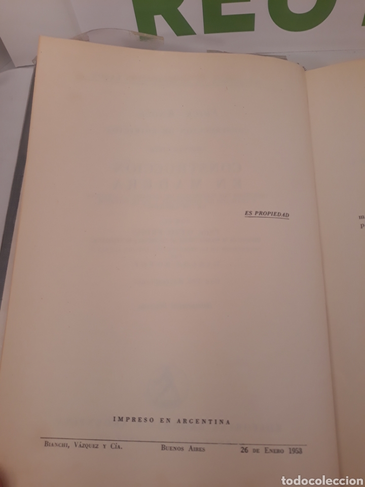 Libros de segunda mano: Construccion en Madera.Construccion de edificios II.Ed Labor.Argentina.1953. - Foto 4