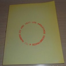 Libros de segunda mano: LOS ARQUETIPOS GEOMETRICOS 4 ARQUITECTURA Y URBANISMO Nº 212 AÑO 1977