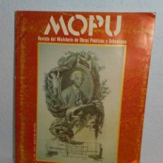 Libros de segunda mano: MOPU Nº 356 LAS OBRAS PÚBLICAS EN EL SIGLO XVIII 2ª EDICIÓN JULIO AGOSTO 1988 INCLUYE DESPLEGABLES