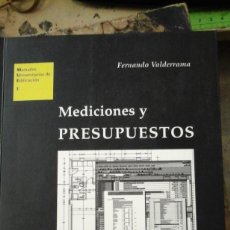 Libros de segunda mano: MEDICIONES Y PRESUPUESTOS (BARCELONA, 2007)