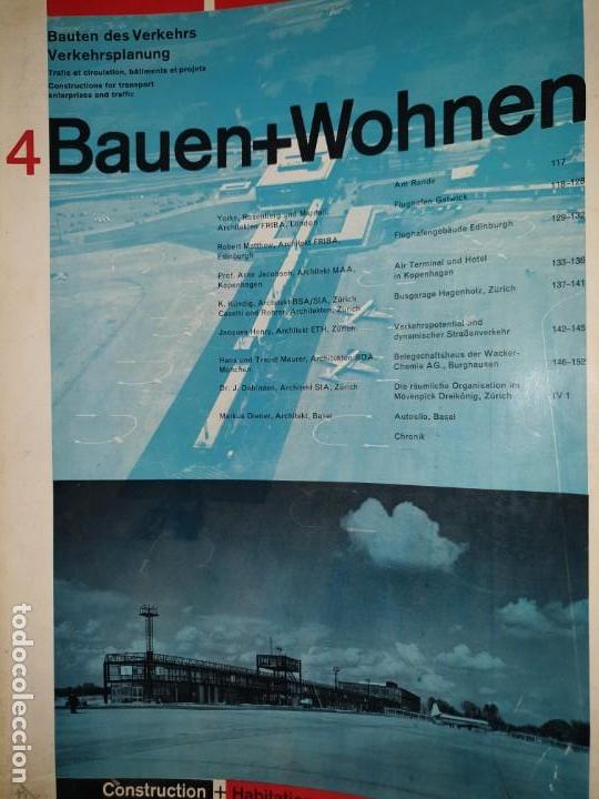 Libros de segunda mano: REVISTA BAUEN + WOHNEN 1958