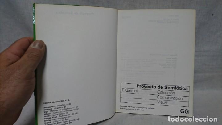 Libros de segunda mano: PROYECTO DE SEMIOTICA, E. GARRONI - Foto 3