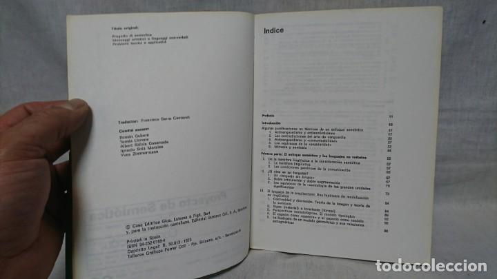 Libros de segunda mano: PROYECTO DE SEMIOTICA, E. GARRONI - Foto 4