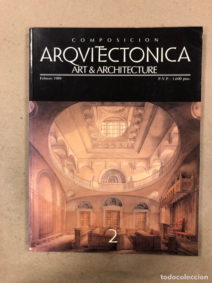 Libros de segunda mano: COMPOSICI&Oacute;N ARQUITECT&Oacute;NICA (ART & ARCHITECTURE) N&deg;2 (1989). - Foto 1
