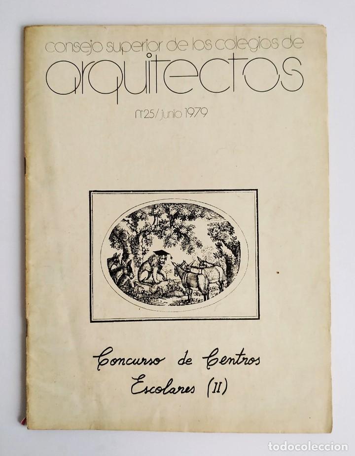 Second hand books: LIBRETO CONSEJO SUPERIOR DE LOS COLEGIOS DE ARQUITECTOS 1979 CONCURSO DE CENTROS ESCOLARES (II)