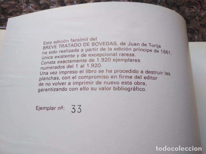 Libros de segunda mano: Breve tratado de Bovedas - Foto 8