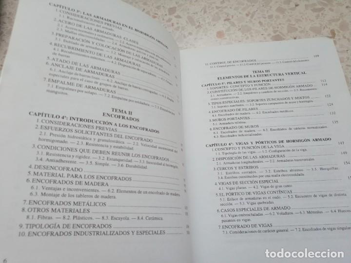 Libros de segunda mano: LAS ESTRUCTURAS DE HORMIGON EN LOS EDIFICIOS. CONSTRUCCION DE ESTRUCTURAS - Foto 3